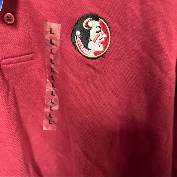 Vintage Boca Classics FSU Mens Lg Polo Shirt Florida State Seminoles Cotton NWT - Picture 5 of 12